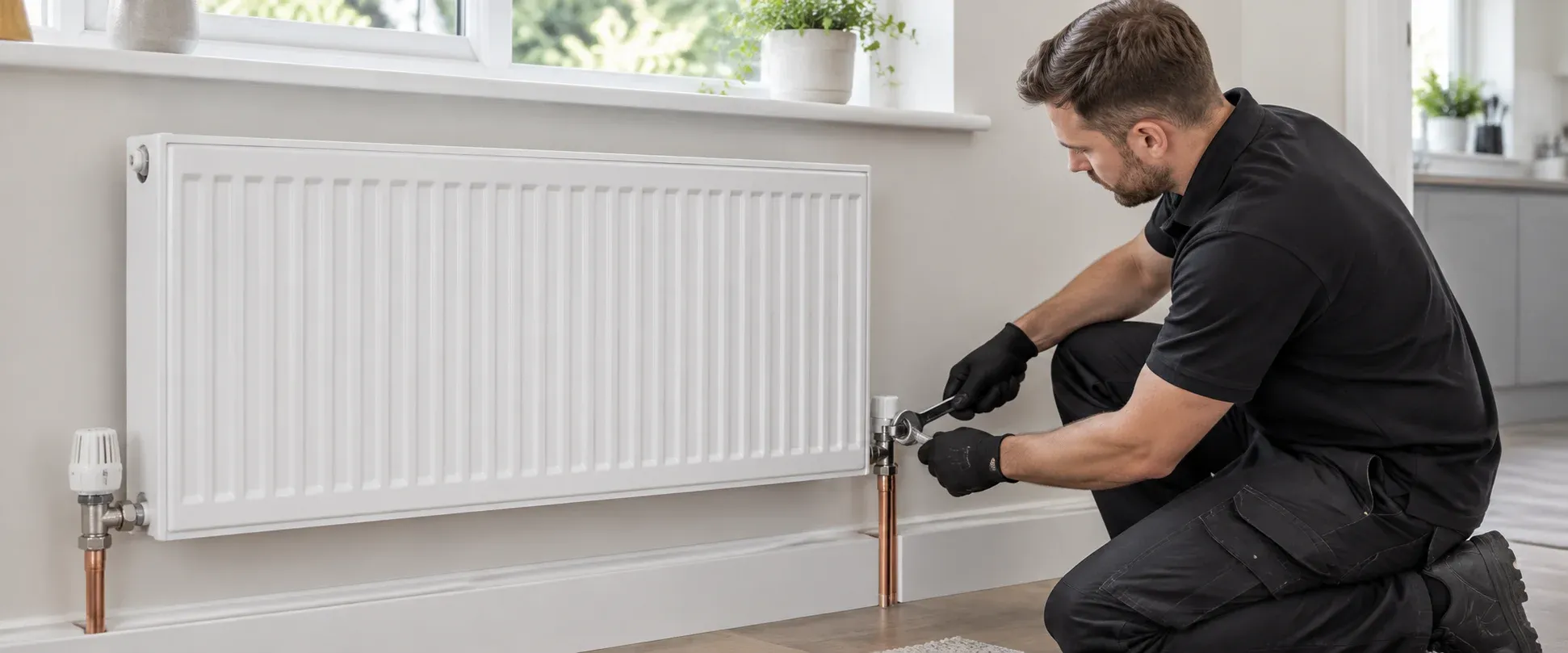 New radiator installation